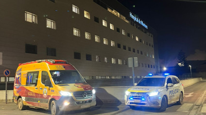 Las ambulancias que llevaron a esta pareja al hospital