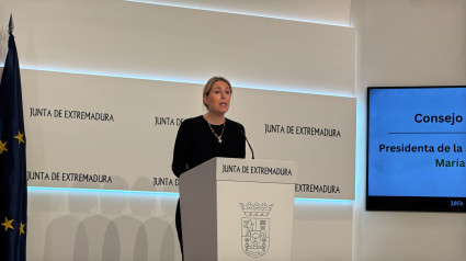 María Guardiola, presidenta de la Junta de Extremadura