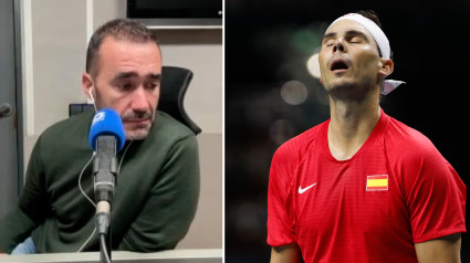 Juanma Castaño reacciona a la derrota de Rafa Nadal en el primer partido de Copa Davis entre España y Países Bajos