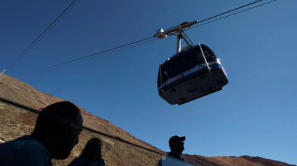 Imagen de archivo del teleférico del Teide. EFE/Ramón de la Rocha