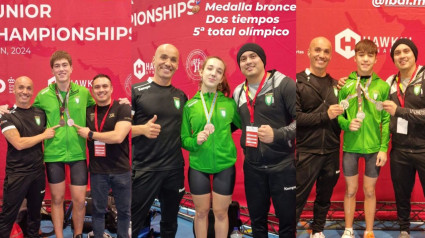 Nahikari Elosegui, Daniel Villanueva e Ibai Muniáin lograron seis medallas en el Campeonato de España de Halterofilia