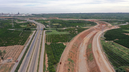 Así avanzan los trabajos de construcción de los accesos ferroviarios al Puerto de Castellón