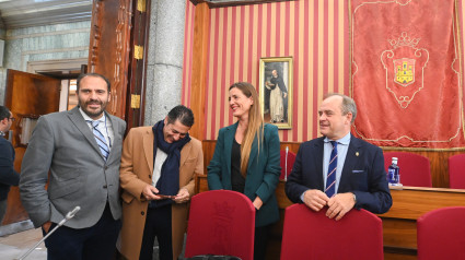 Celebración del Pleno en el que se debate la aprobación inicial del presupuesto general del Ayuntamiento de Burgos para 2025