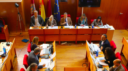 Sesión del pleno del Ayuntamiento de Lorca este lunes