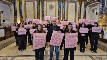 Campaña contra la violencia machista del Instituto Usandizaga