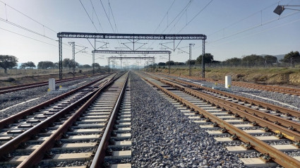 Instalación para la electrificación del tren en Extremadura