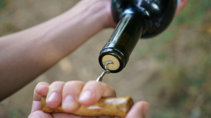 Sacacorchos para botella de vino