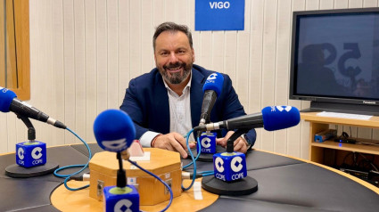 Paco Ferreira en los estudios de COPE