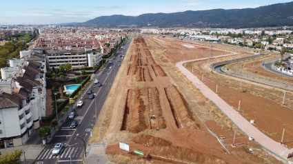 Imagen de parte del trazado que seguirá la Ronda Norte de Córdoba.

JUNTA DE ANDALUCÍA