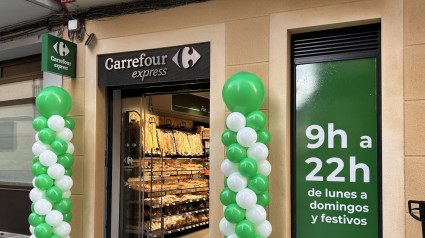 Fachada del nuevo Carrefour