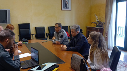 Un instante de la reunión en Zamora