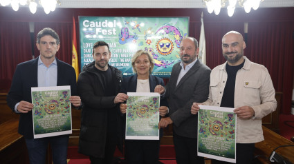 Xunta y Ayuntamiento de Lugo presentaron a los primeros cabezas de cartel del Caudal Fest 2025