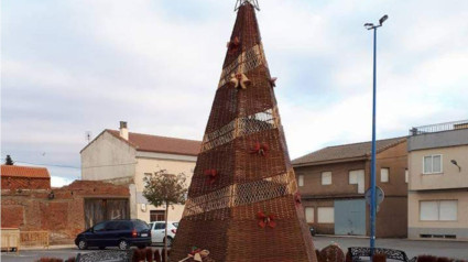 Árbol de Navidad en Villoruela