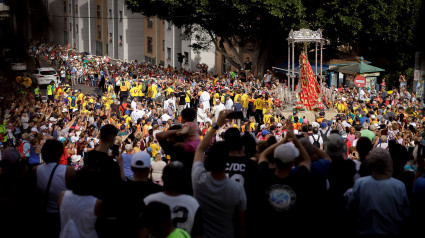 La última visita de la Virgen de Candelaria a Santa Cruz ocurrió en 2018