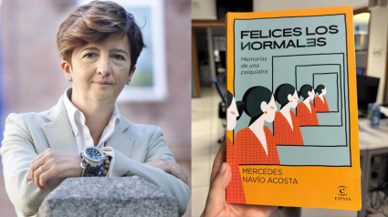 Mercedes Navío y su libro felices los normales