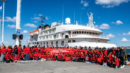 Mujeres participantes en la nueva expedición a la Antártida de Acciona y Homeward Bound.REMITIDA / HANDOUT por ACCIONAFotografía remitida a medios de comunicación exclusivamente para ilustrar la noticia a la que hace referencia la imagen, y citando la procedencia de la imagen en la firma27/11/2024