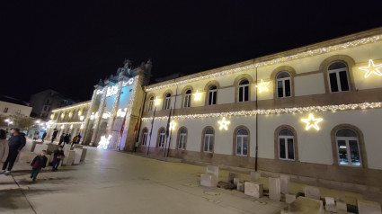 Praza de San Marcos este sábado, día 7 de diciembre