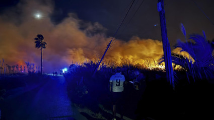 Incendio en la vega de Motril