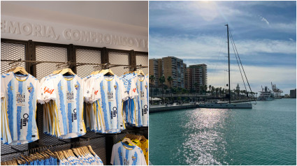 El Málaga medita si abrir la tienda en el Muelle Uno