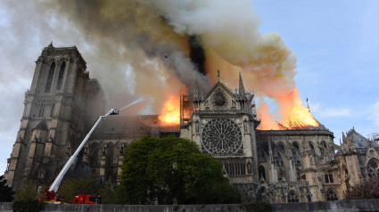 Incendio en la catedral de Notre Dame