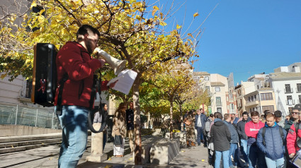 Protesta en Jaén