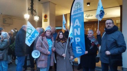 Manifestación de los funcionarios ante la situación sanitaria de MUFACE