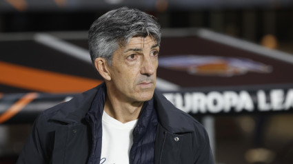 Imanol Alguacil en partido de Europa League. EFE/Javier Etxezarreta