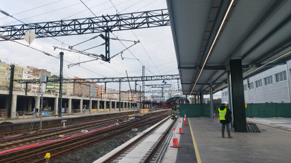 Obras de la estación intermodal de A Coruña