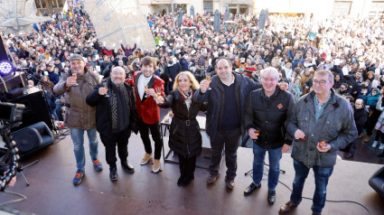 Brindis tras la campanadas con sabor a torrezno de Soria del pasado año