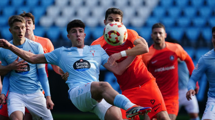 Imagen del duelo entre Celta Fortuna y Andorra en Balaídos