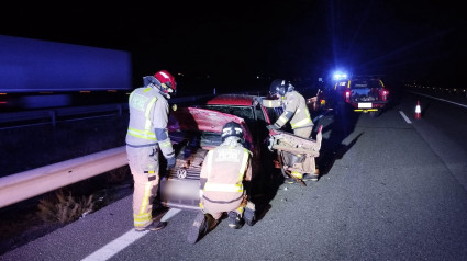 imagen del vehículo tras el accidente