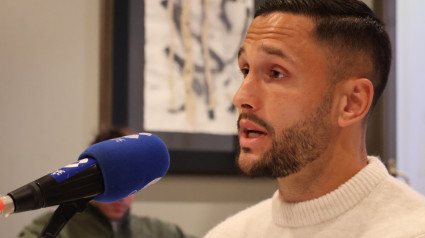 Florin Andone en su entrevista del jueves en Deportes Cope Baleares