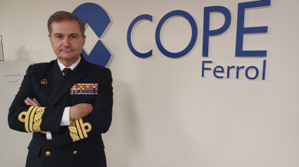 El almirante jefe del Arsenal en los estudios de COPE Ferrol