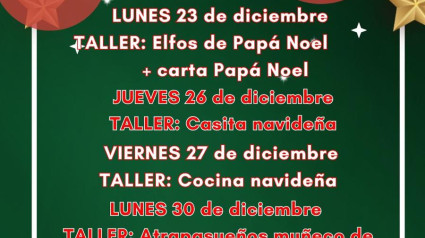 Actividades navideñas en la biblioteca