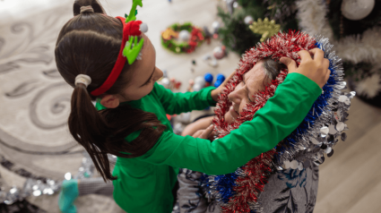 Niños en Navidad