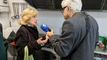 Fernando de Haro, en el comedor social