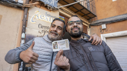 Dos agraciados con el 2º premio de la lotería de Navidad 2024