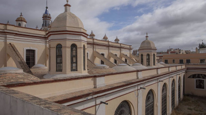 Tejados de la Fábrica de Artillería. En Sevilla (Andalucía, España)