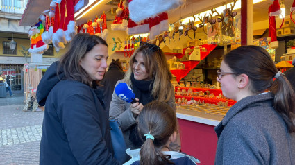 Pilar García Muñiz desde la Plaza Mayor