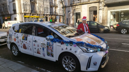 El taxi de Any en la plaza de Ourense