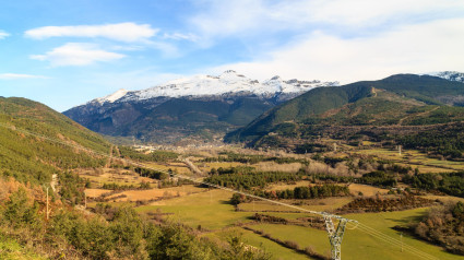 Imagen del valle del Aragón