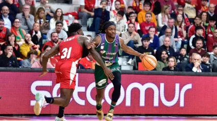 Kendrick Perry fue de los más destacados en Unicaja.