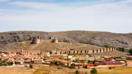 España, Europa, Soria, Berlanga de Duero, pueblo, fortaleza, castillo