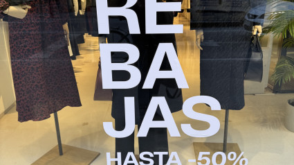 Cartel de Rebajas en Lorca