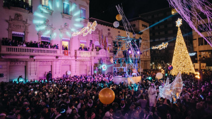 Fiesta de Nochevieja en la Puerta del Sol de Castellón