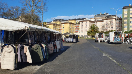 Un mercado semanal escaso este miércoles en Ribadeo