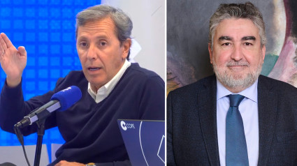 Paco González y el Presidente del CSD, José Manuel Rodríguez Uribes