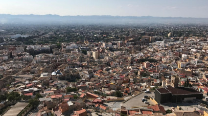 Panorámica del casco urbano de Lorca