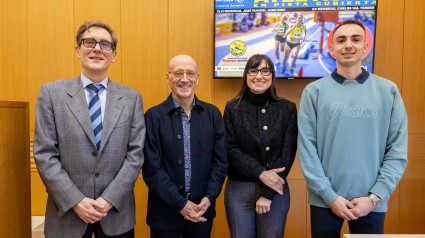 Presentación del Trofeo Ibercaja - Ciudad de Zaragoza de atletismo 2025.