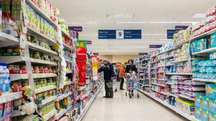 Supermercado, imagen de archivo